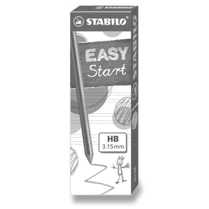 Termék főképe Tuhy Stabilo EASYergo 3,15 tvrdost HB, 6 ks