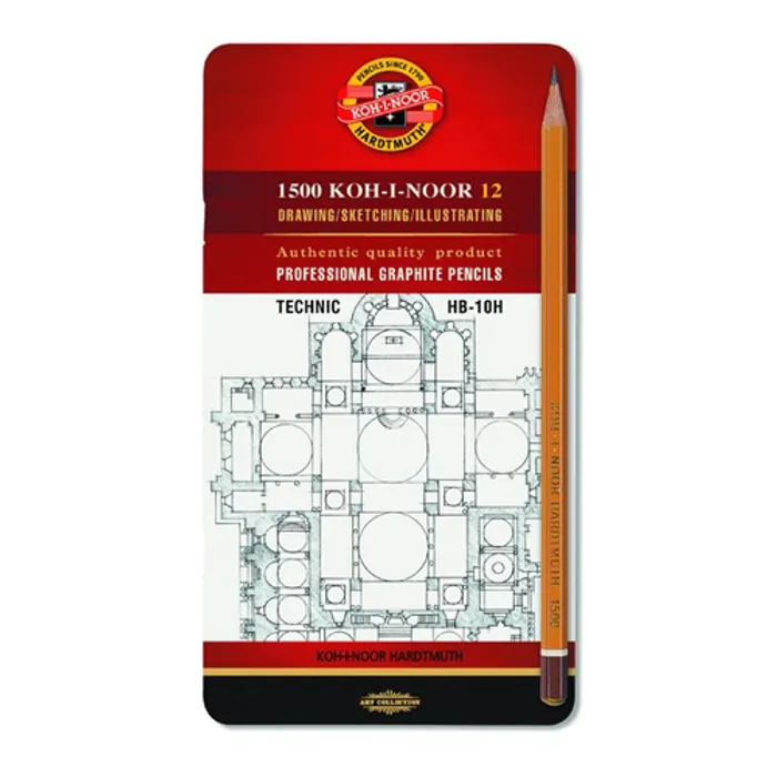 Termék főképe Tužka grafitová 1502/I - TECHNIC sada HB - 10H