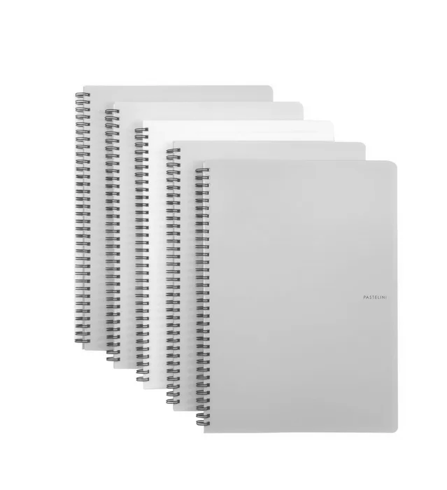 Termék főképe Twin wire blok A5 PP PASTELINI assort