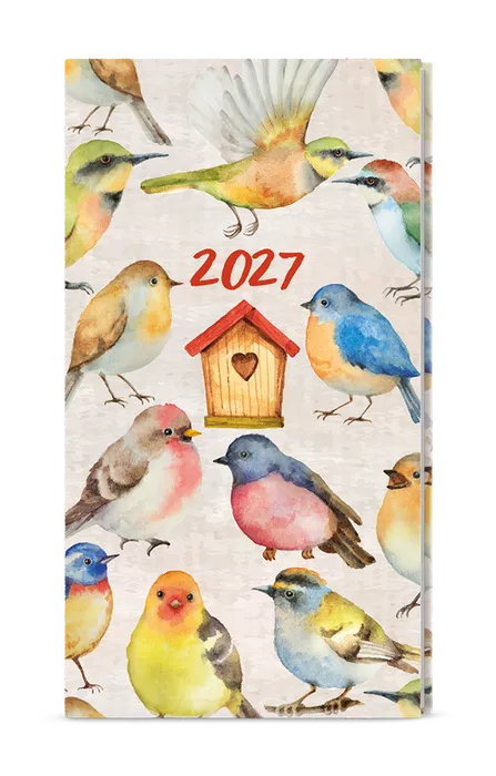 Termék főképe Týdenní diář - Jakub - Lamino - kapesní - Ptáčci