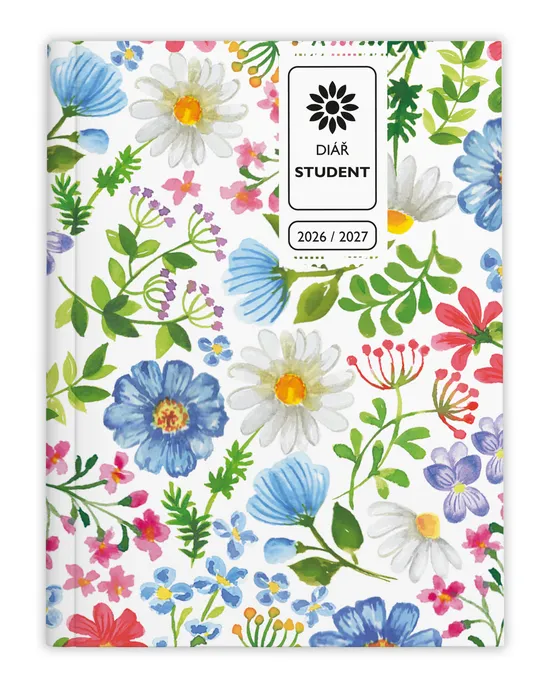 Termék főképe Týdenní diář - Student - V8 - lamino - kapesní - Louka