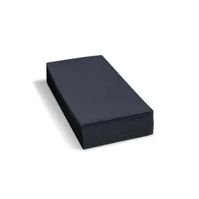 Szalvéta (PAP FSC Mix) 1/8 hajtogatású HF 2 rétegű fekete 33 x 33 cm [250 db]