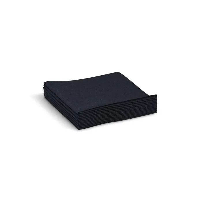 Termék főképe Ubrousek PREMIUM černý 20 x 20 cm v boxu [100 ks]