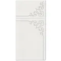 Evőeszköz táska PAW AIRLAID 40x40 cm Elegant Frame ezüst, [25 db]