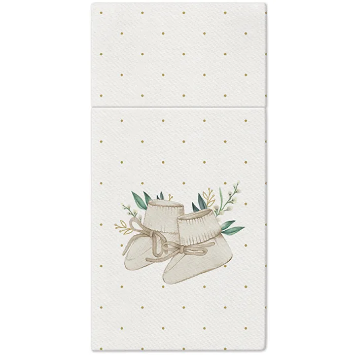 Termék főképe Ubrousky na příbory PAW AIRLAID 40x40 cm Hello Baby [25 ks]