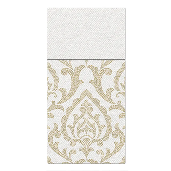 Termék főképe Ubrousky na příbory PAW AIRLAID 40x40 cm Portugesse tiles gold [25 ks]