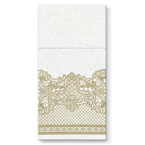PAW AIRLAID evőeszköz szalvéták 40x40cm Royal Lace Gold [25 db]