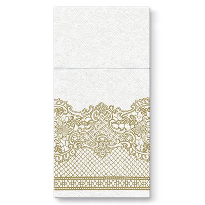 Termék főképe Ubrousky na příbory PAW AIRLAID 40x40cm Royal Lace Gold [25 ks]