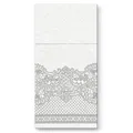Következő termékkép PAW AIRLAID evőeszköz szalvéták 40x40cm Royal Lace ezüst [25 db]