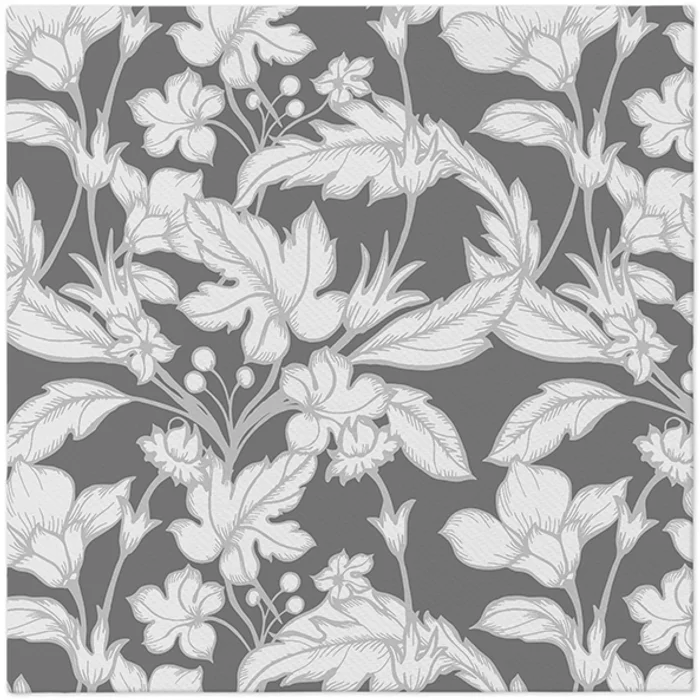 Termék főképe Ubrousky PAW AIRLAID 40x40 cm Beautiful Floral Pattern Green [50 ks]