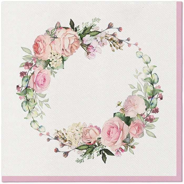 Termék főképe Ubrousky PAW AIRLAID 40x40 cm DELICATE ROSES [50 ks]