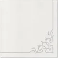 Szalvéták PAW AIRLAID 40x40 cm elegáns keret ezüst [50 db]