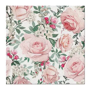 Szalvéták PAW AIRLAID 40x40 cm Gorgeous Roses [50 db]