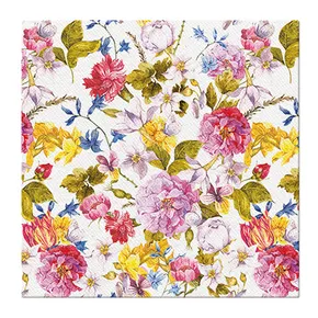 Szalvéta PAW AIRLAID 40x40 cm Herbal roses [50 db]