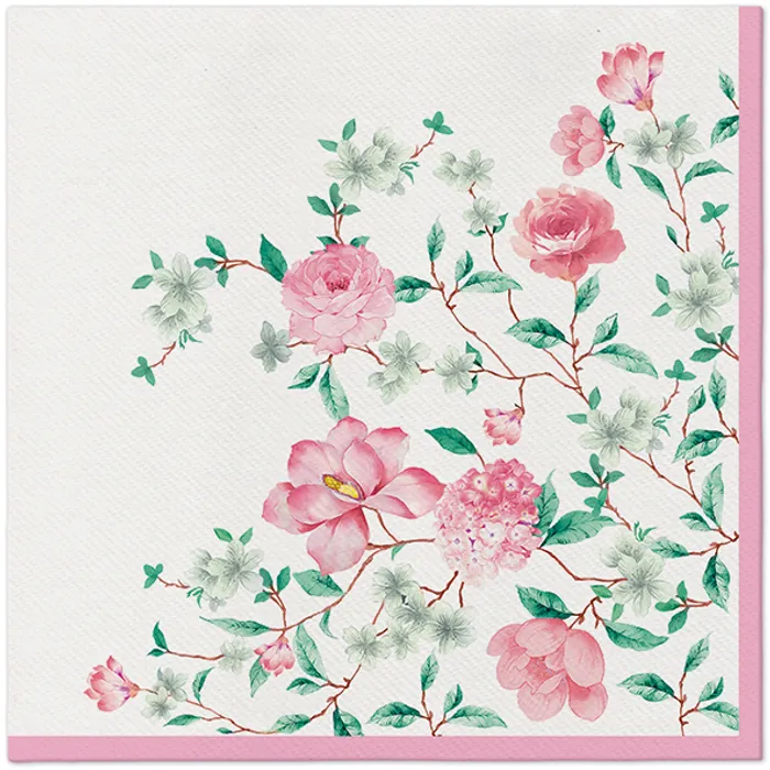 Termék főképe Ubrousky PAW AIRLAID 40x40 cm Pink season [50 ks]