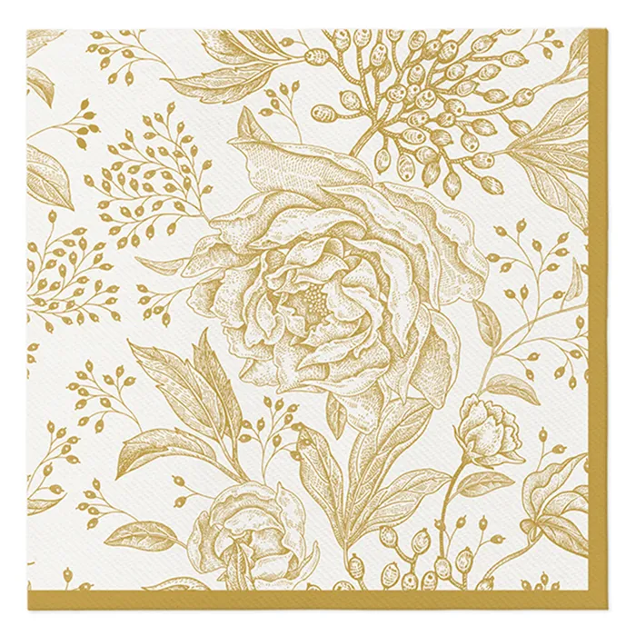 Termék főképe Ubrousky PAW AIRLAID 40x40 cm Rose Peonies [50 ks]