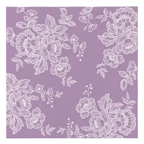 Szalvéta PAW AIRLAID 40x40 cm Soft Lace Violet [50 db]