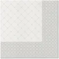 PAW AIRLAID szalvéta 40 × 40 cm Subtle Grid (ezüst) [50 db]