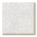 Szalvéta PAW AIRLAID L 40x40cm Rococo White [50 db]