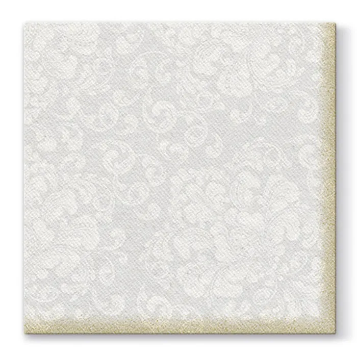 Termék főképe Ubrousky PAW AIRLAID L 40x40cm Rococo White [50 ks]