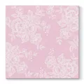 Szalvéta PAW AIRLAID L 40x40cm Soft Lace Rosa [50 db]