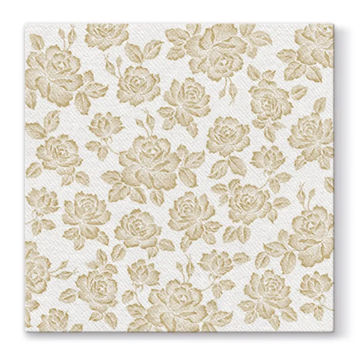 Termék főképe Ubrousky PAW AIRLAID L 40x40cm Subtle Roses Gold [50 ks]
