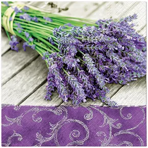 Szalvéta PAW L 33x33 cm 3 réteg Lavender in the Country [20 db]