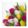 Szalvéták PAW L 33x33 cm Bunch of Tulips