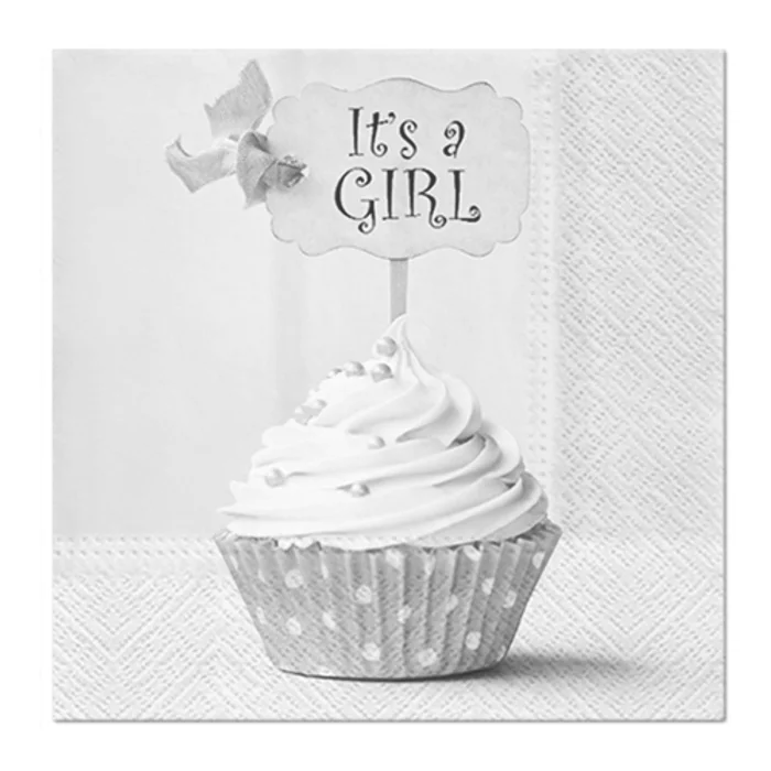 Termék főképe Ubrousky PAW L 33x33 cm Pink Cupcake