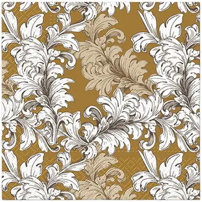 Szalvéta PAW L 33x33cm 3 réteg Damask Ornament [20 db]
