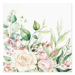 Szalvéta PAW L 33x33cm 3 réteg Floral Moments [20 db]