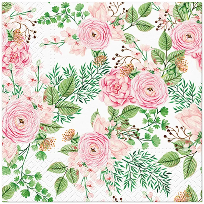Termék főképe Ubrousky PAW L 33x33cm 3 vrst. Rose hip flowers [20 ks]
