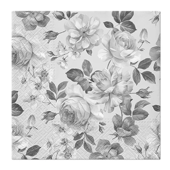 Termék főképe Ubrousky PAW L 33x33cm 3 vrst. Roses Glory cream [20 ks]