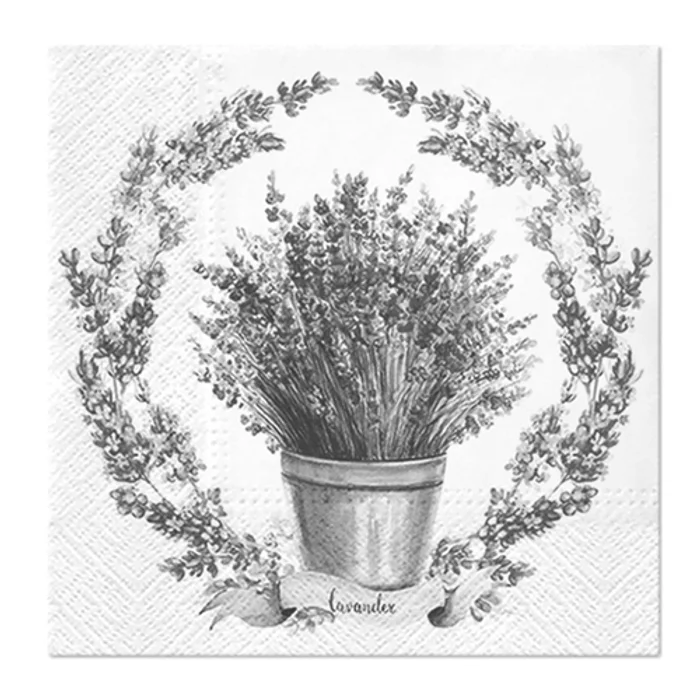 Termék főképe Ubrousky PAW L 33x33cm 3 vrst. Soft Lavender [20 ks]