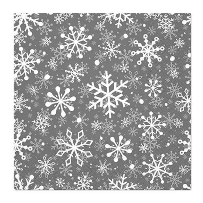 Termék főképe Ubrousky PAW L 33x33cm Christmas Snowflakes