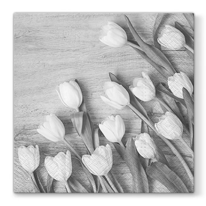 Termék főképe Ubrousky PAW L 33X33cm White Tulips