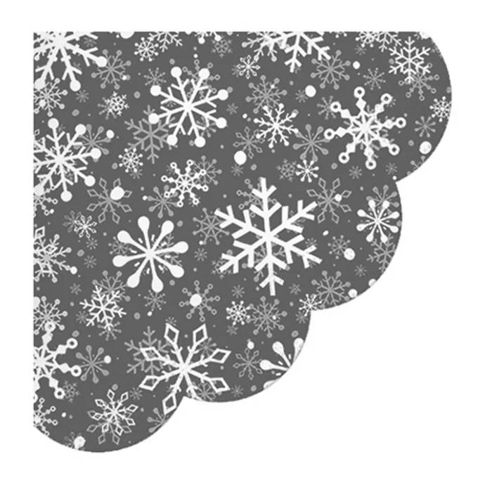 Termék főképe Ubrousky PAW R 32 cm Christmas Snowflakes red