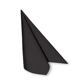 Szalvéta PREMIUM fekete 40 x 40 cm [50 db]