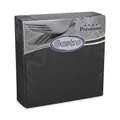 Szalvéta PREMIUM fekete 40 x 40 cm [50 db]