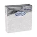 Szalvéta PREMIUM Minta-R fehér 40 x 40 cm [50 db]