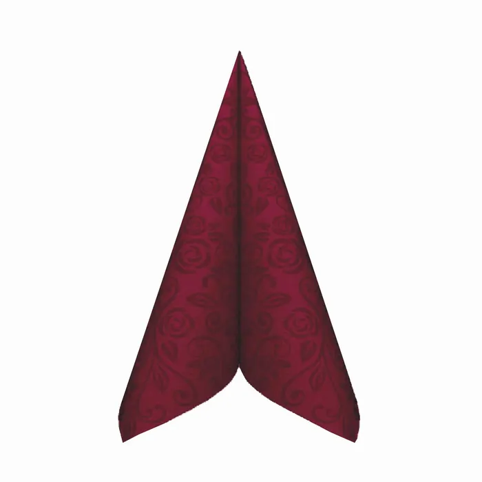 Termék főképe Ubrousky PREMIUM 40x40cm "dekor R" bordové [50 ks]