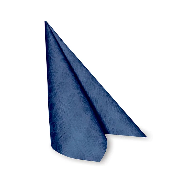 Termék főképe Ubrousky PREMIUM 40x40cm "dekor R" tmavě modré [50 ks]