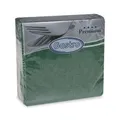 Szalvéta PREMIUM Minta-R sötétzöld 40 x 40 cm [50 db]