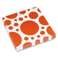 Szalvéták Solid Color Dots narancssárga 20 db