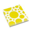 Szalvéta Solid Color Dots sárga [20 db]