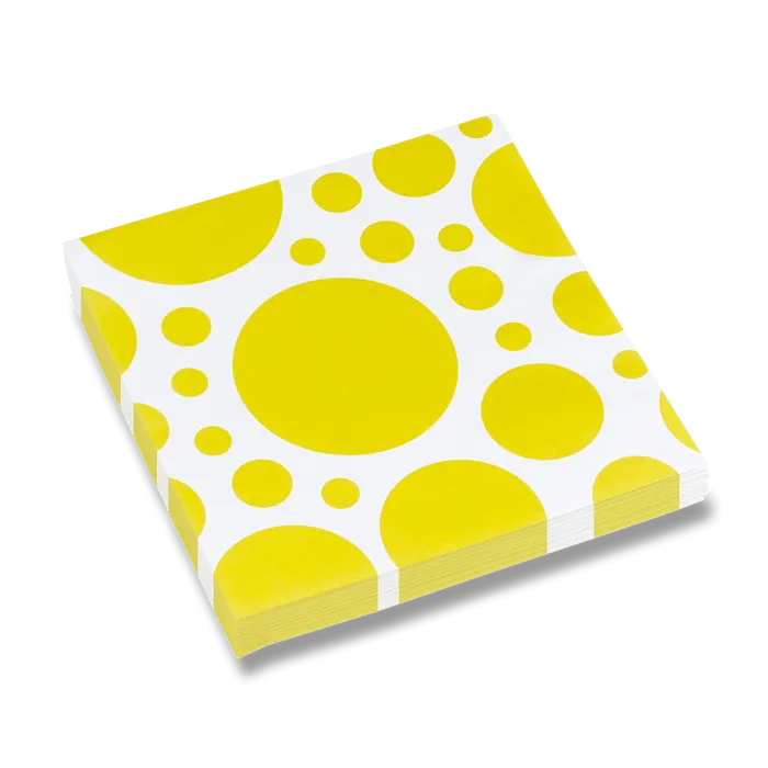 Termék főképe Ubrousky Solid Color Dots žluté [20 ks]