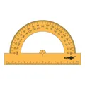 Szögmérő 12 cm, átlátszó/színes
