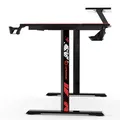 ULTRADESK játékasztal ATOMIC, 139x74cm, 76cm, fejhallgató, ital és játékfelszerelés tartóval