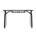ULTRADESK Herní stůl BOOSTER, 136x70,5 cm, 75 cm, RGB podsvícení, držák sluchátek i nápoj