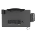 Következő termékkép ULTRADESK játékasztal ENTER V2, 100x60 cm, 75 cm, fejhallgató és italtartóval, kompakt